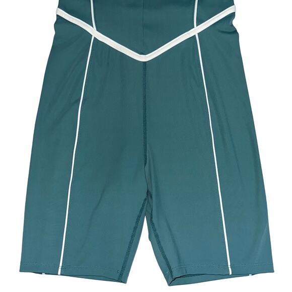 Yllw The Label Breathe Green Short Onesie Romper Size Medium - Picture 6 of 16